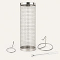 Rollwell – Rolling Stainless Mesh Grill Basket with Hook
