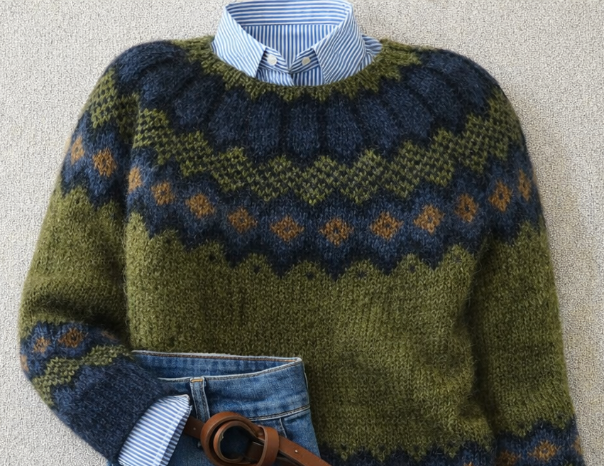 JESSICA™ | HERITAGE NORDIC KNIT JUMPER