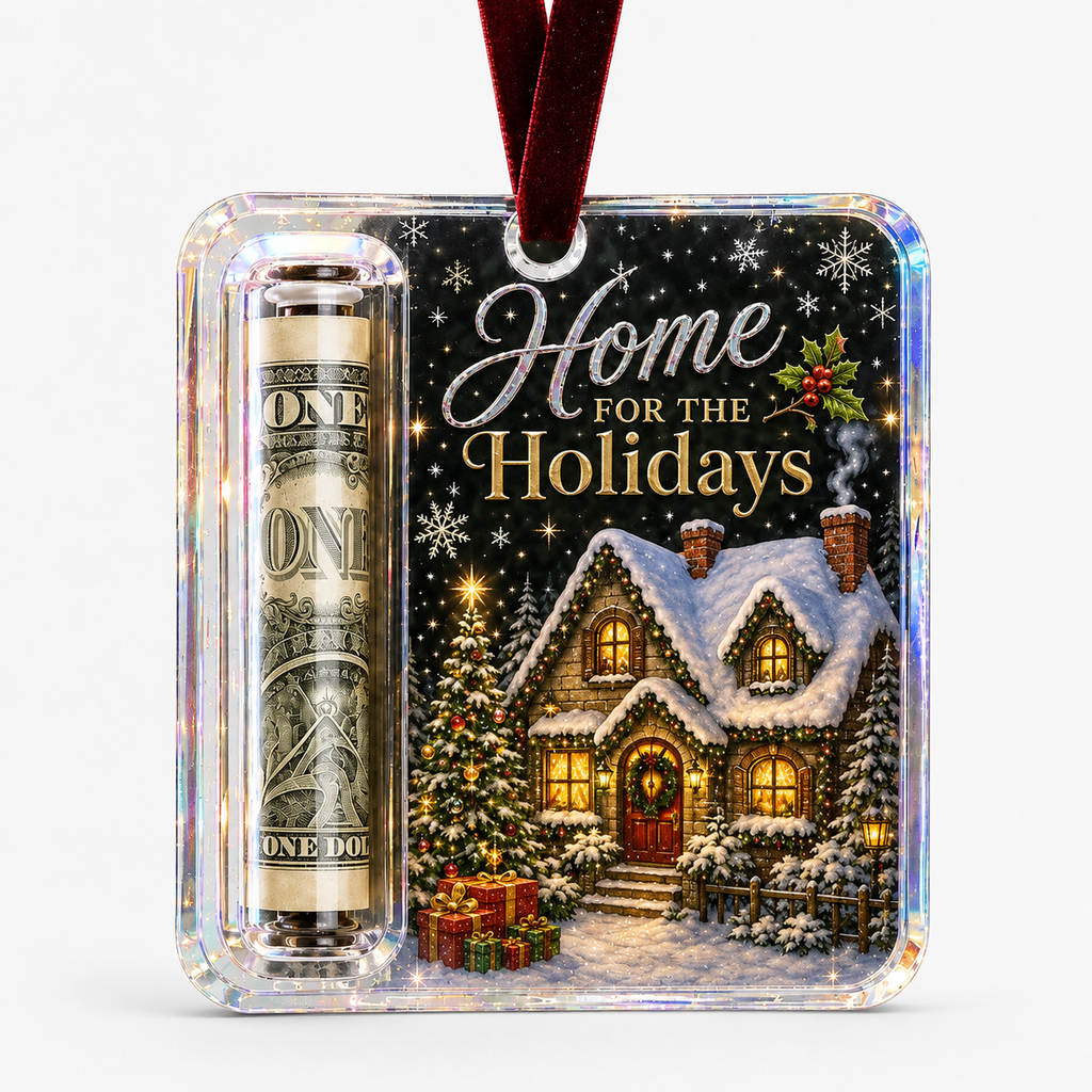 Giftwell – Clear Cash Reveal Christmas Ornament