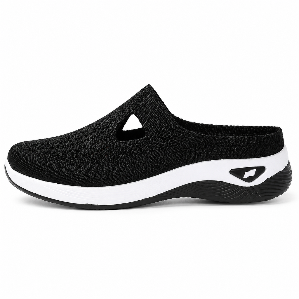 Airessa – Breathable Mesh Slip-On Mules with Cushioned Air Sole