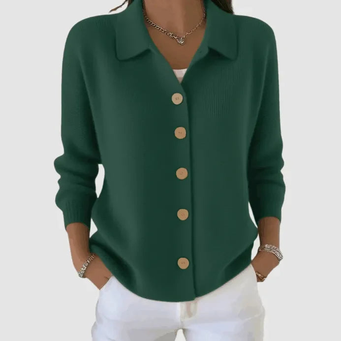RIAH™ | BUTTON-UP KNIT CARDIGAN