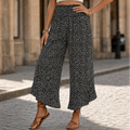 Velura – Smocked High-Waist Wide-Leg Floral Pants