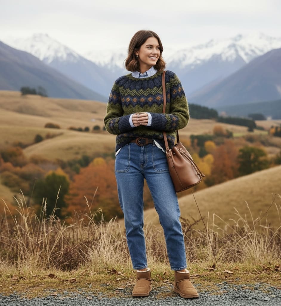 JESSICA™ | HERITAGE NORDIC KNIT JUMPER
