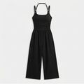 Solenne – Women's Ruched Bodice Wide Leg Jumpsuit