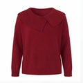 Collara – Asymmetric Collar Knit Sweater
