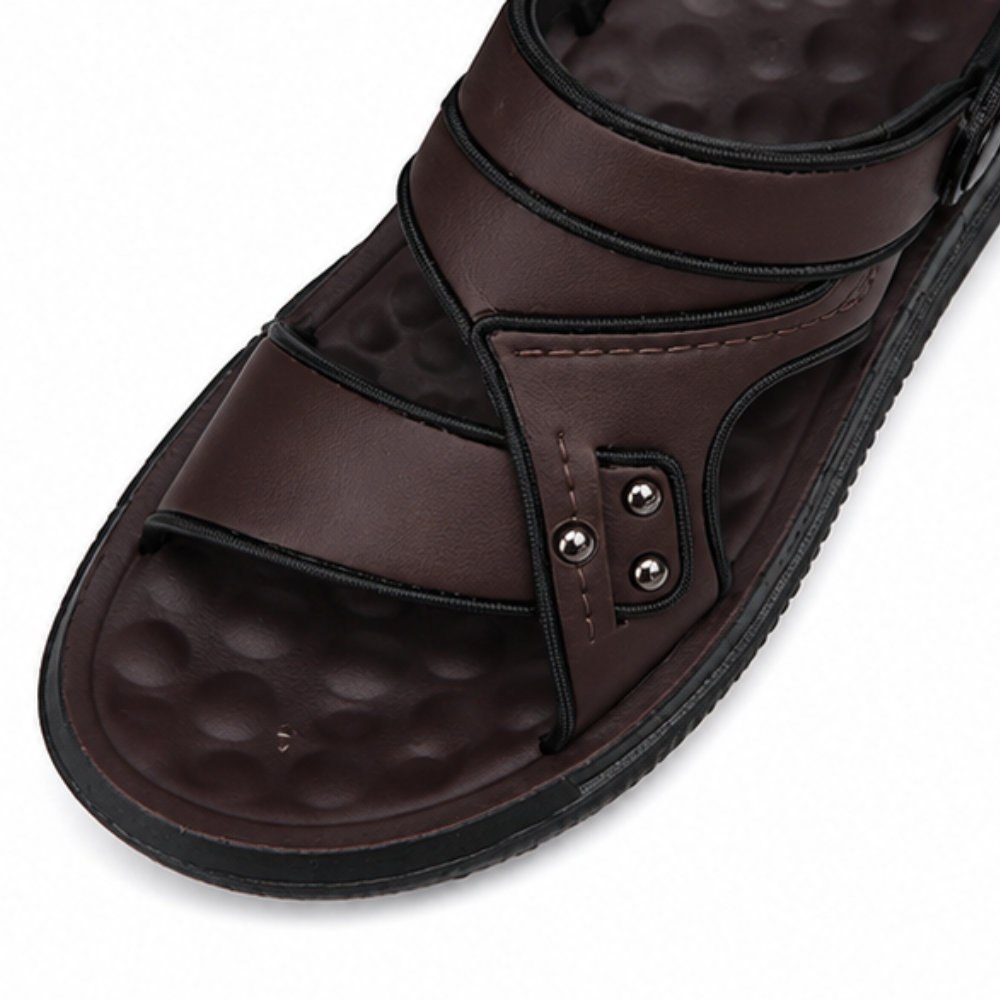 Solestride – Textured Massaging Footbed Comfort Sandals