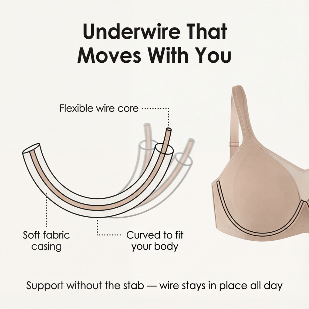 Veluna – Women's Full Coverage Cooling Minimizer Bra