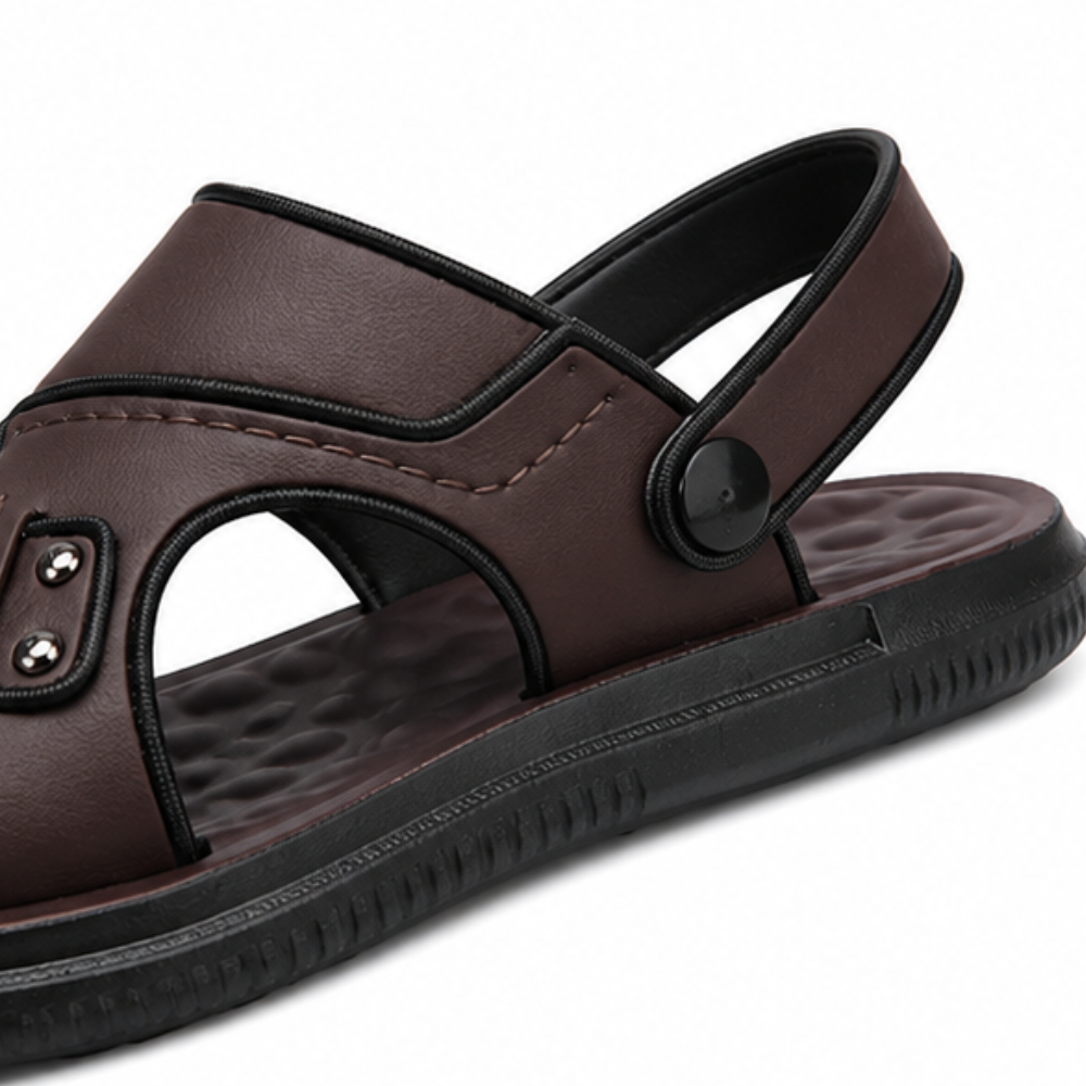 Solestride – Textured Massaging Footbed Comfort Sandals