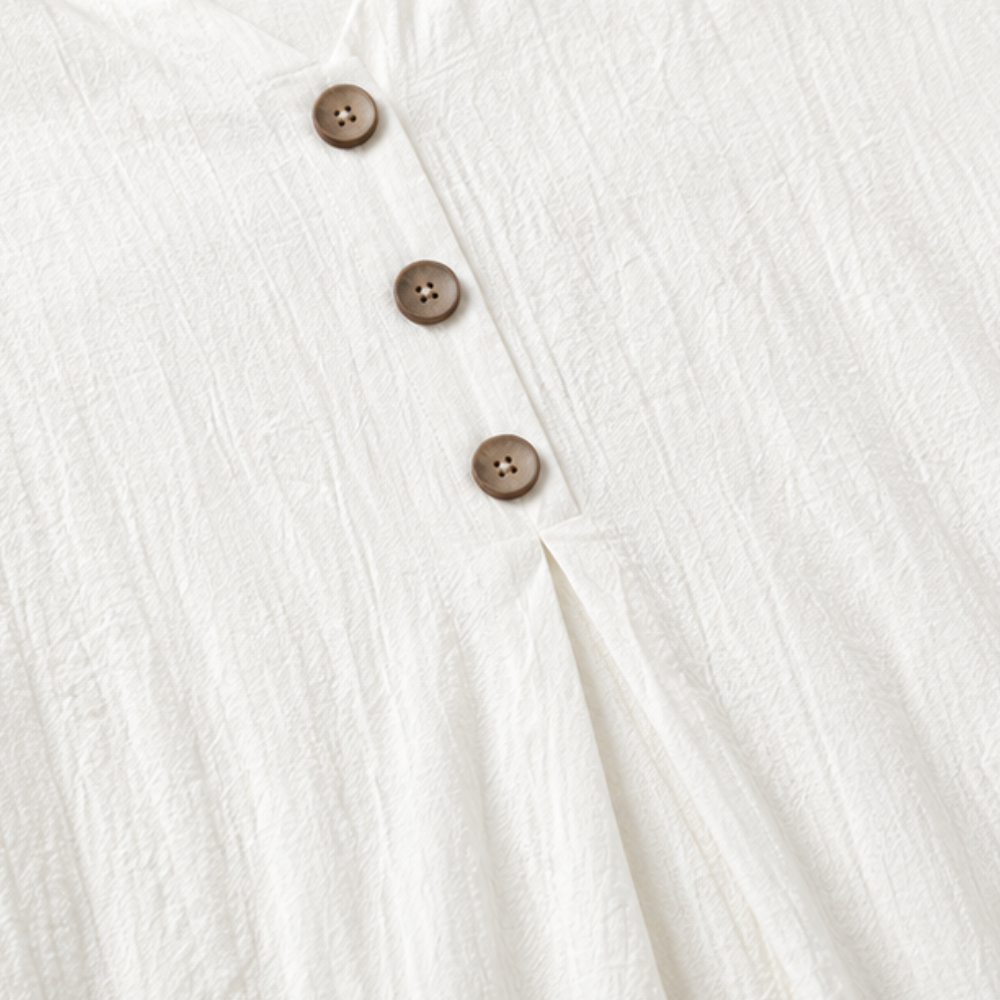 Wearbella – V-Neck Ruffle Sleeve Midi Dress