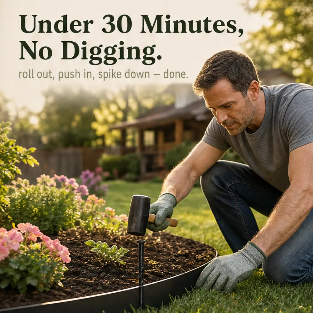 Yardline – No-Dig Flexible Landscape Edging