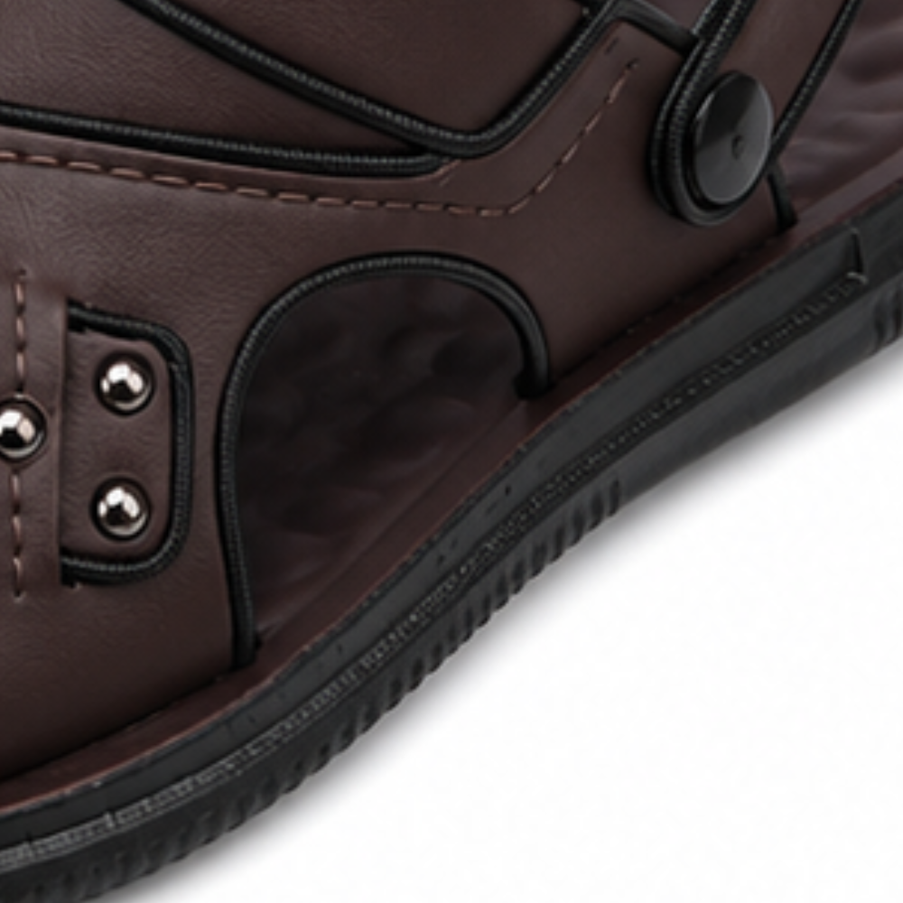 Solestride – Textured Massaging Footbed Comfort Sandals