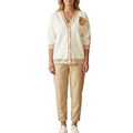 Vivara – Women's Satin Trim Two Piece Matching Set