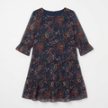 Floressa – Women's Tiered Chiffon Paisley Midi Dress