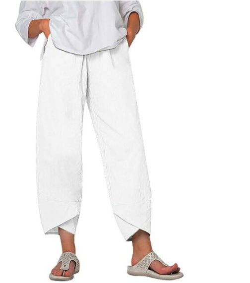 Nancy Effortless Comfort Pants in white