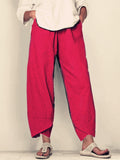Rose Effortless Comfort Pants in red