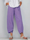 Janet Effortless Comfort Pants in purple