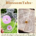 BlossomTabs - Transparent DIY Bookmark Stickers for Book Lovers (20+20 Free)