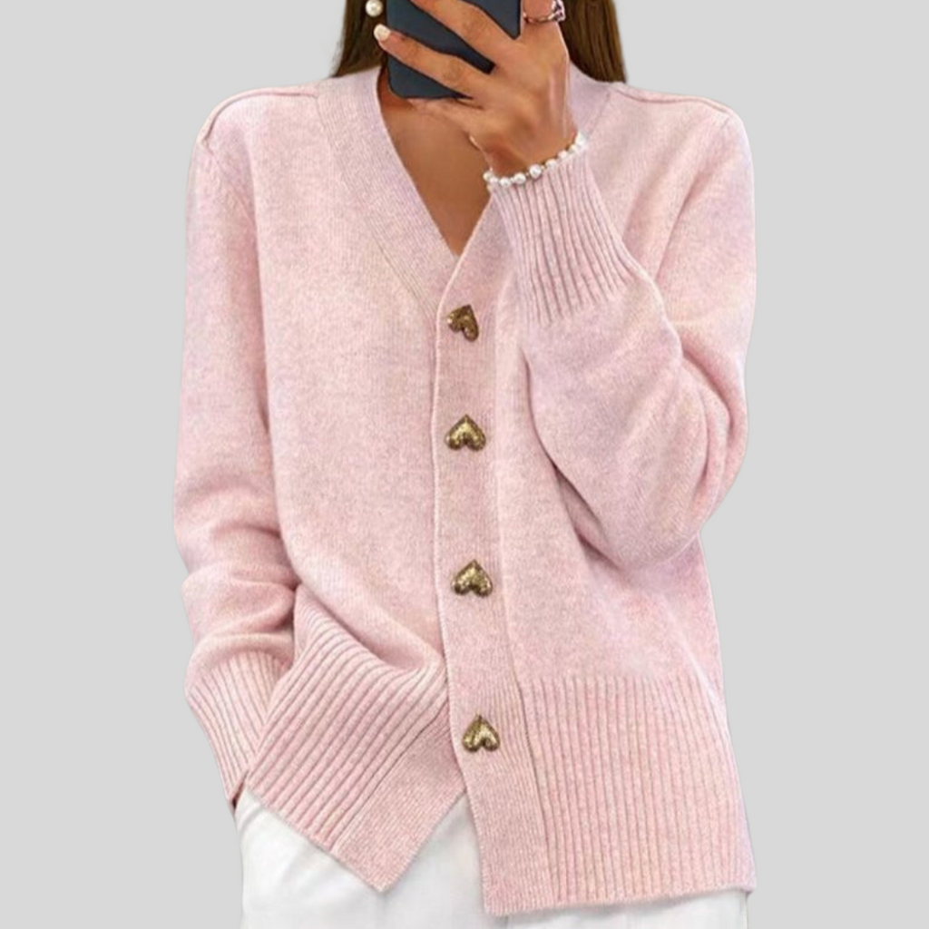 VERONICA™ | ELEGANT BUTTON CARDIGAN