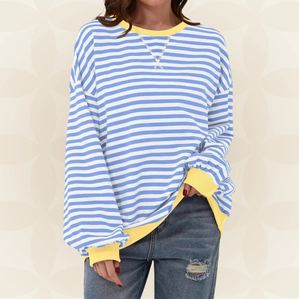 ELOISE™ | STRIPED CREWNECK SWEATSHIRT