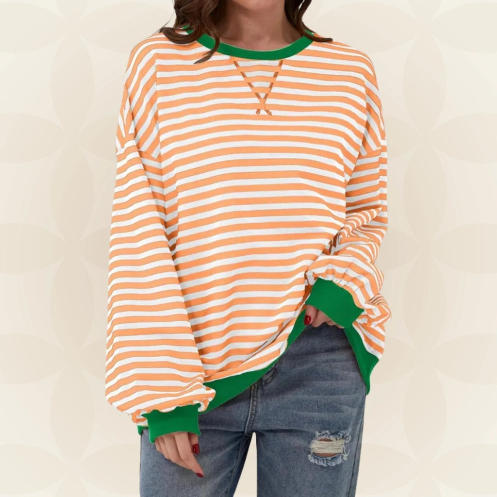 ELOISE™ | STRIPED CREWNECK SWEATSHIRT