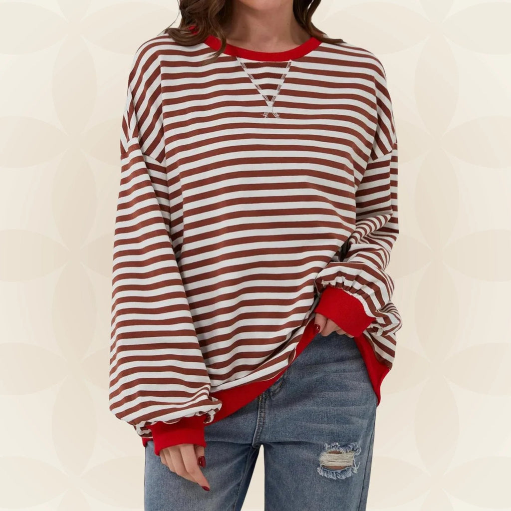 ELOISE™ | STRIPED CREWNECK SWEATSHIRT