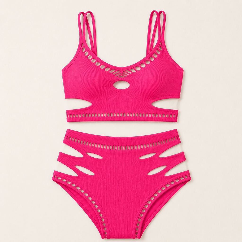 Nocturne – Women's Sculpted Cutout Lingerie Set