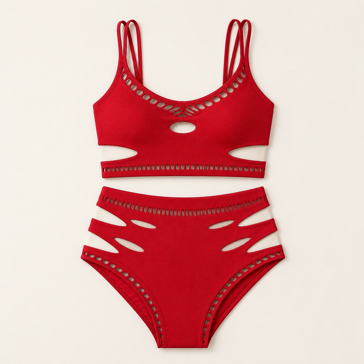 Nocturne – Women's Sculpted Cutout Lingerie Set