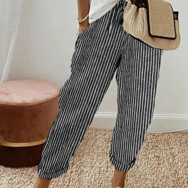 SIENNA™ | STRIPED DRAWSTRING PANTS
