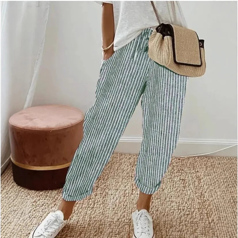 SIENNA™ | STRIPED DRAWSTRING PANTS