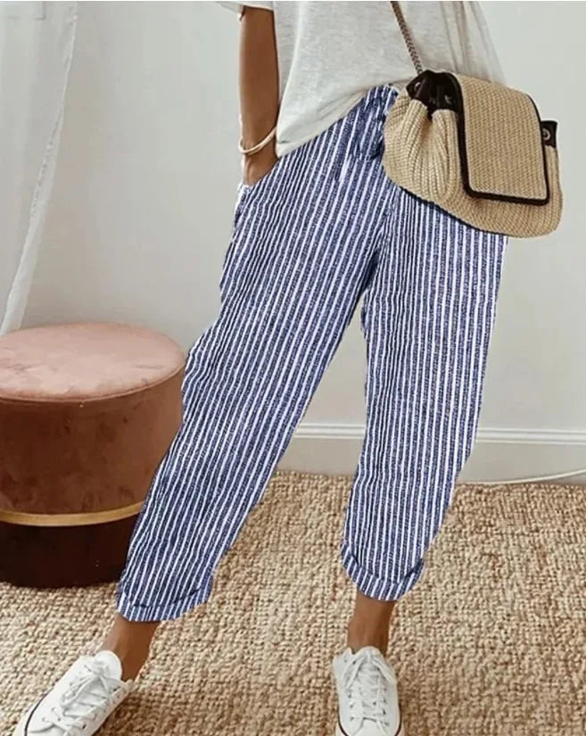 SIENNA™ | STRIPED DRAWSTRING PANTS