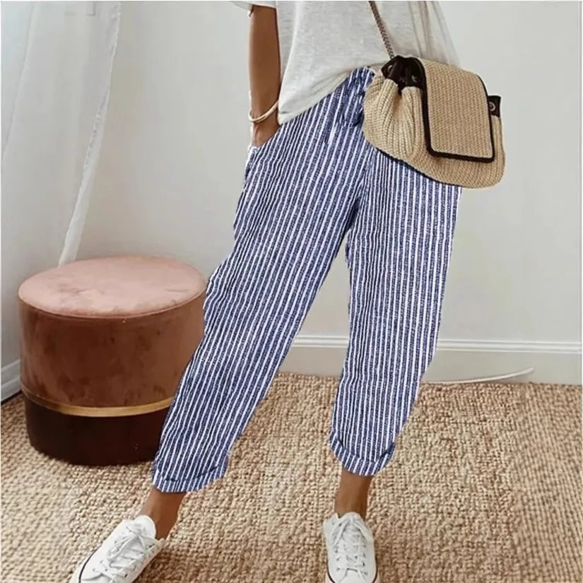 SIENNA™ | STRIPED DRAWSTRING PANTS