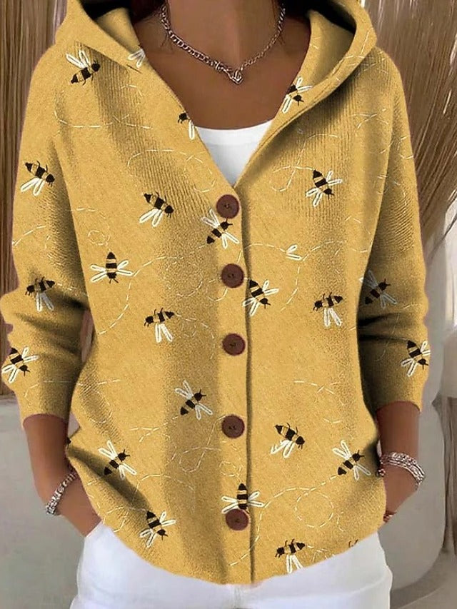 PATCHOULI™ | ARTISTIC HOODED CARDIGAN