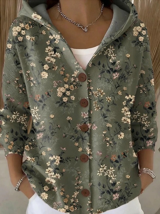 PATCHOULI™ | ARTISTIC HOODED CARDIGAN