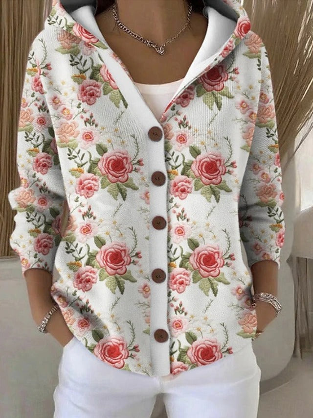 PATCHOULI™ | ARTISTIC HOODED CARDIGAN