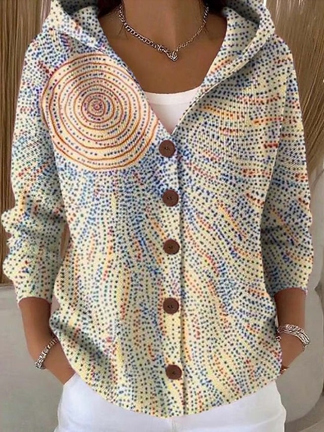 PATCHOULI™ | ARTISTIC HOODED CARDIGAN