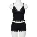 Lunaire - Seamless Lace Camisole and Boxer Brief Set