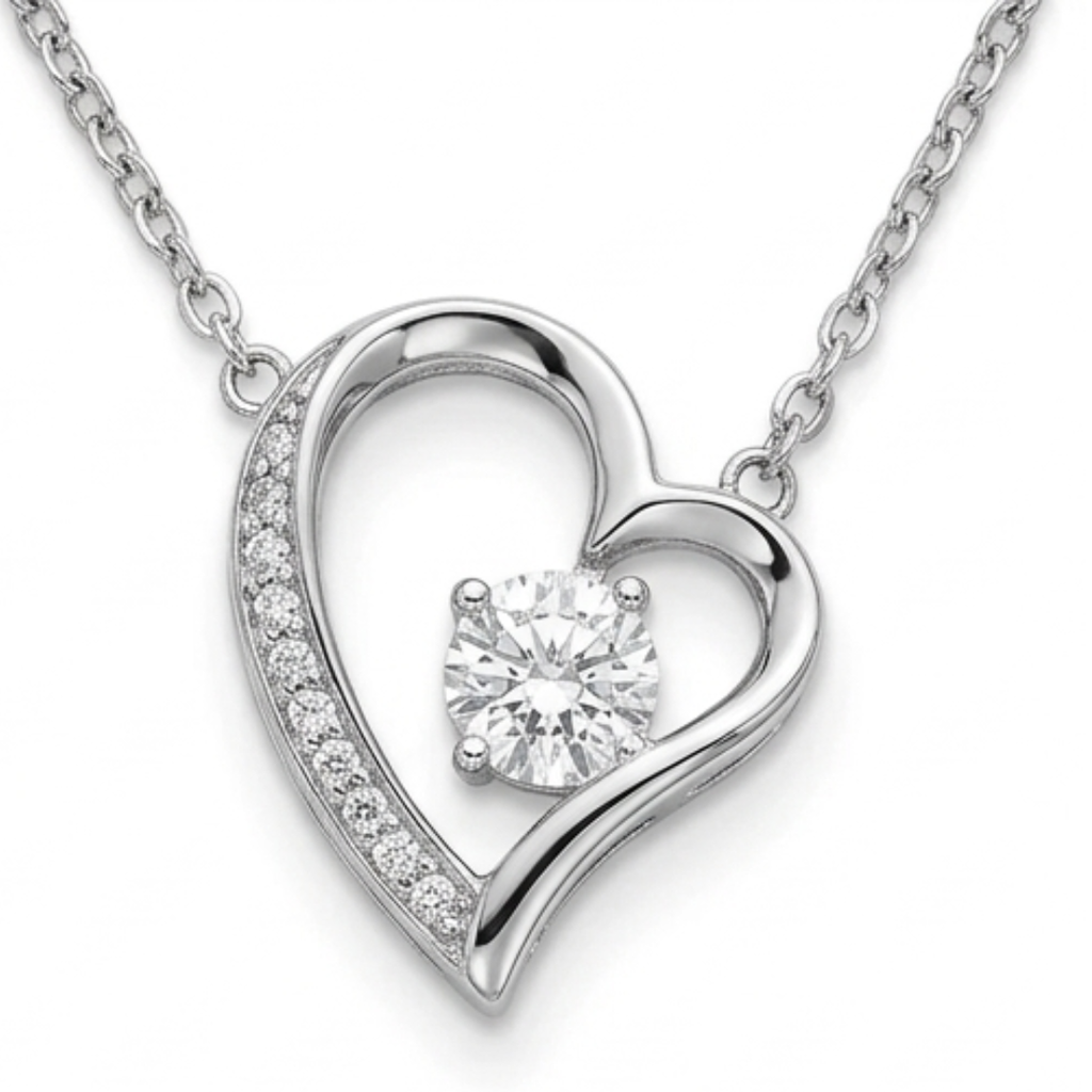 Soulmira – Soulmate Heart Necklace with Love Letter