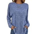 Wovelle – Waffle Knit Oversized Sweater