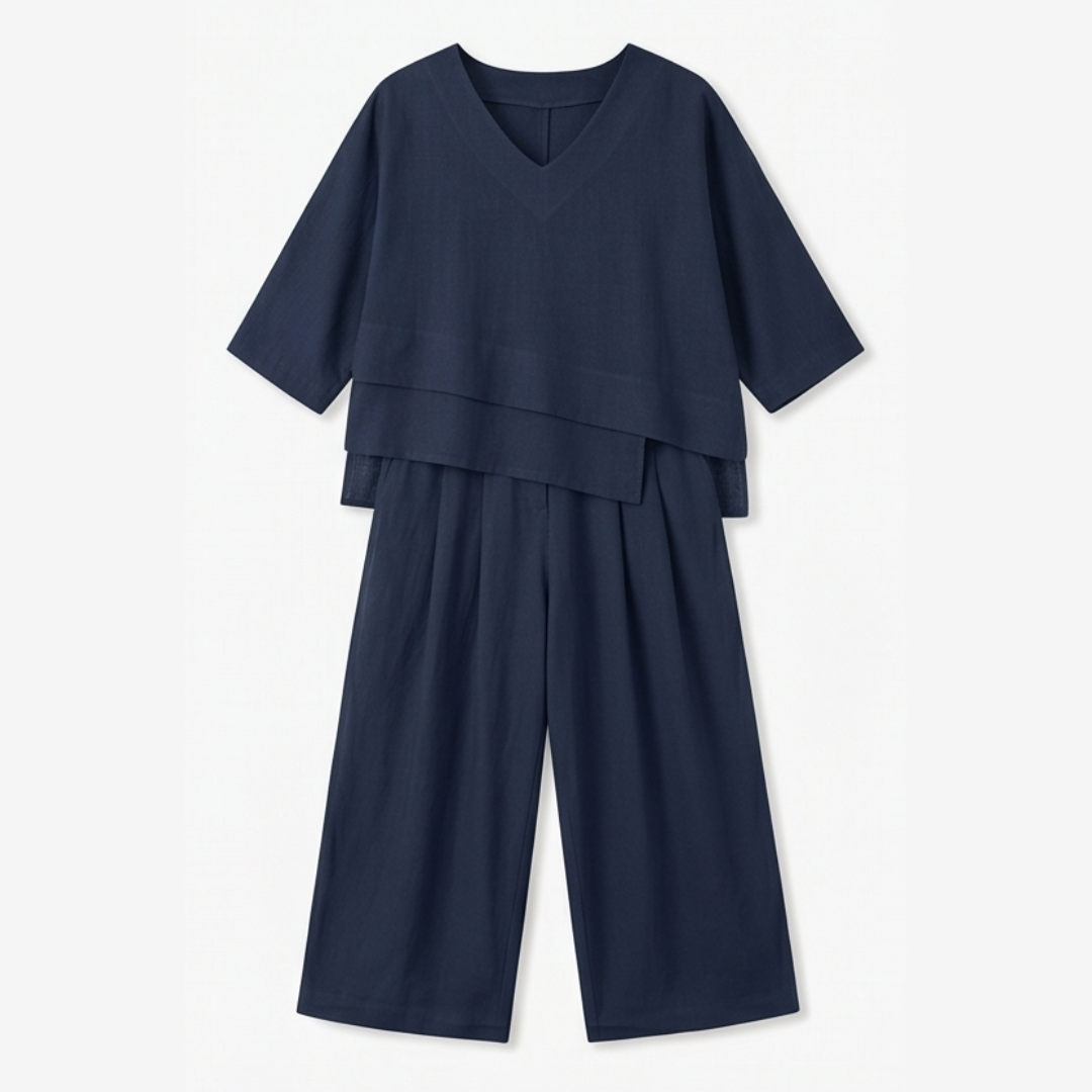 Lunavia – Women's Asymmetric Two-Piece Set