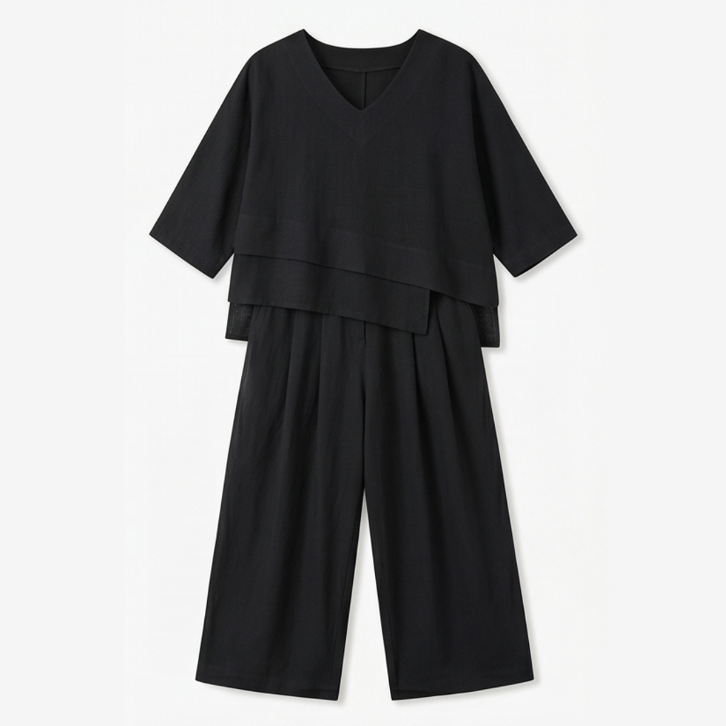 Lunavia – Women's Asymmetric Two-Piece Set