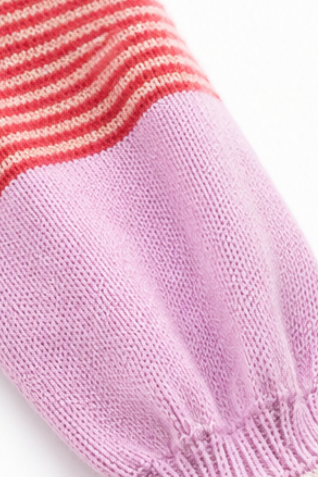 Warmweave – Color-Block Striped Open-Front Knit Cardigan