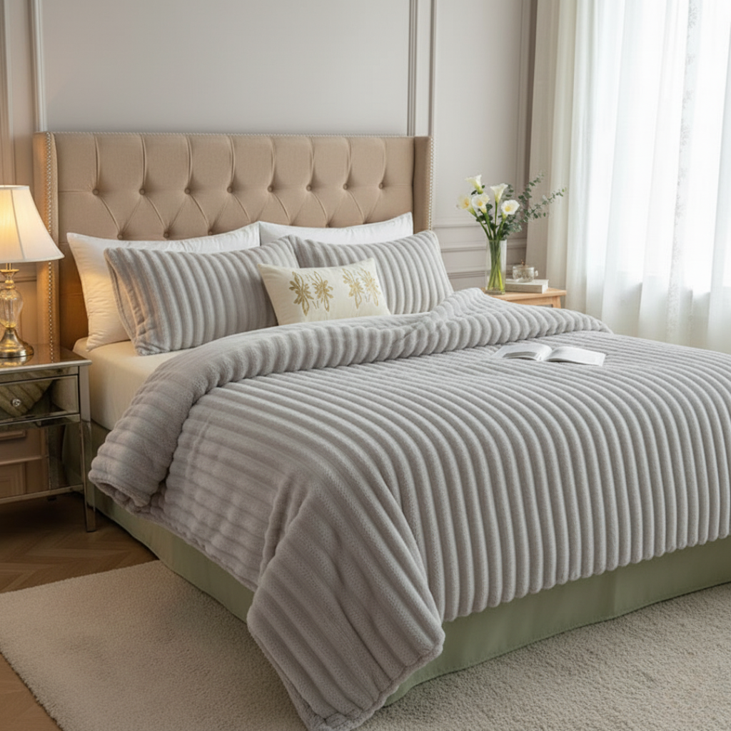 Anori - Rabbit Plush Velour Duvet