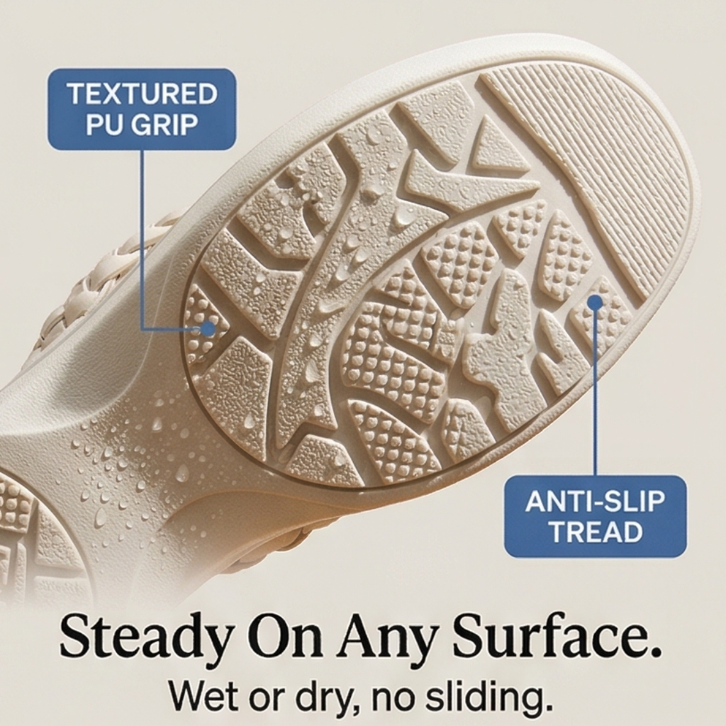 Soléna - Braided Platform Sandal for All Day Comfort
