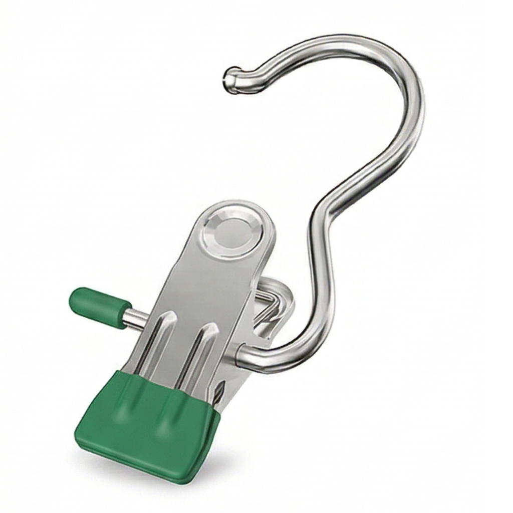 Clipvault – Stainless Steel Closet Clip Hooks (20 Pack)