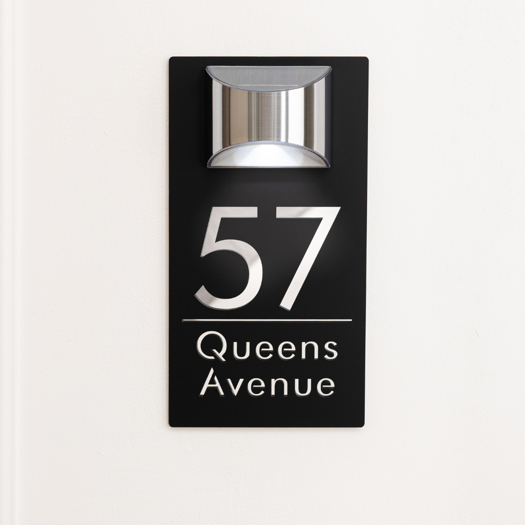 Havenlit - Personalized Solar LED Door Plaque