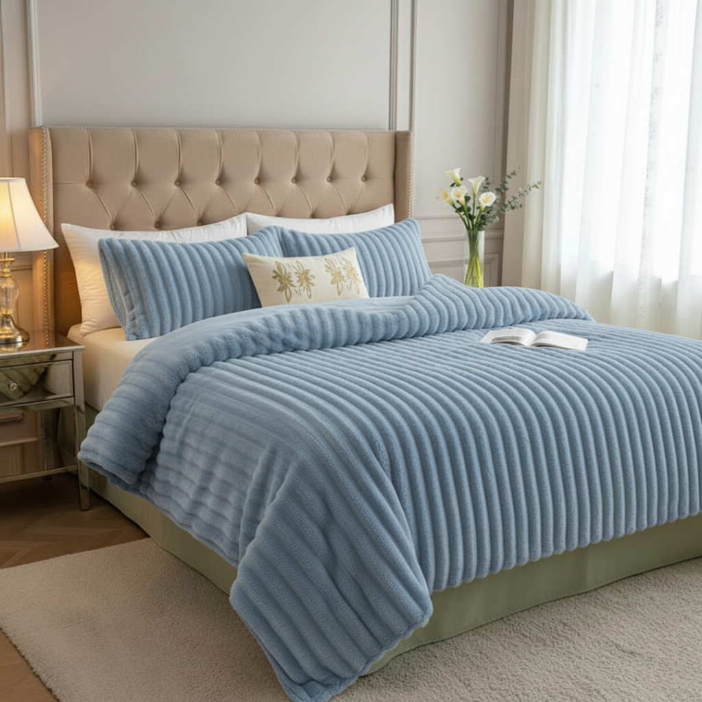 Anori - Rabbit Plush Velour Duvet