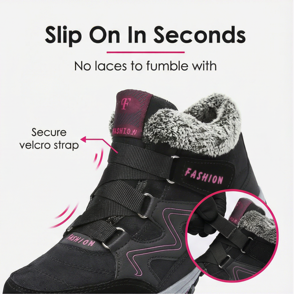 Snowstep – Women's Fur Lined Winter Ankle Boots