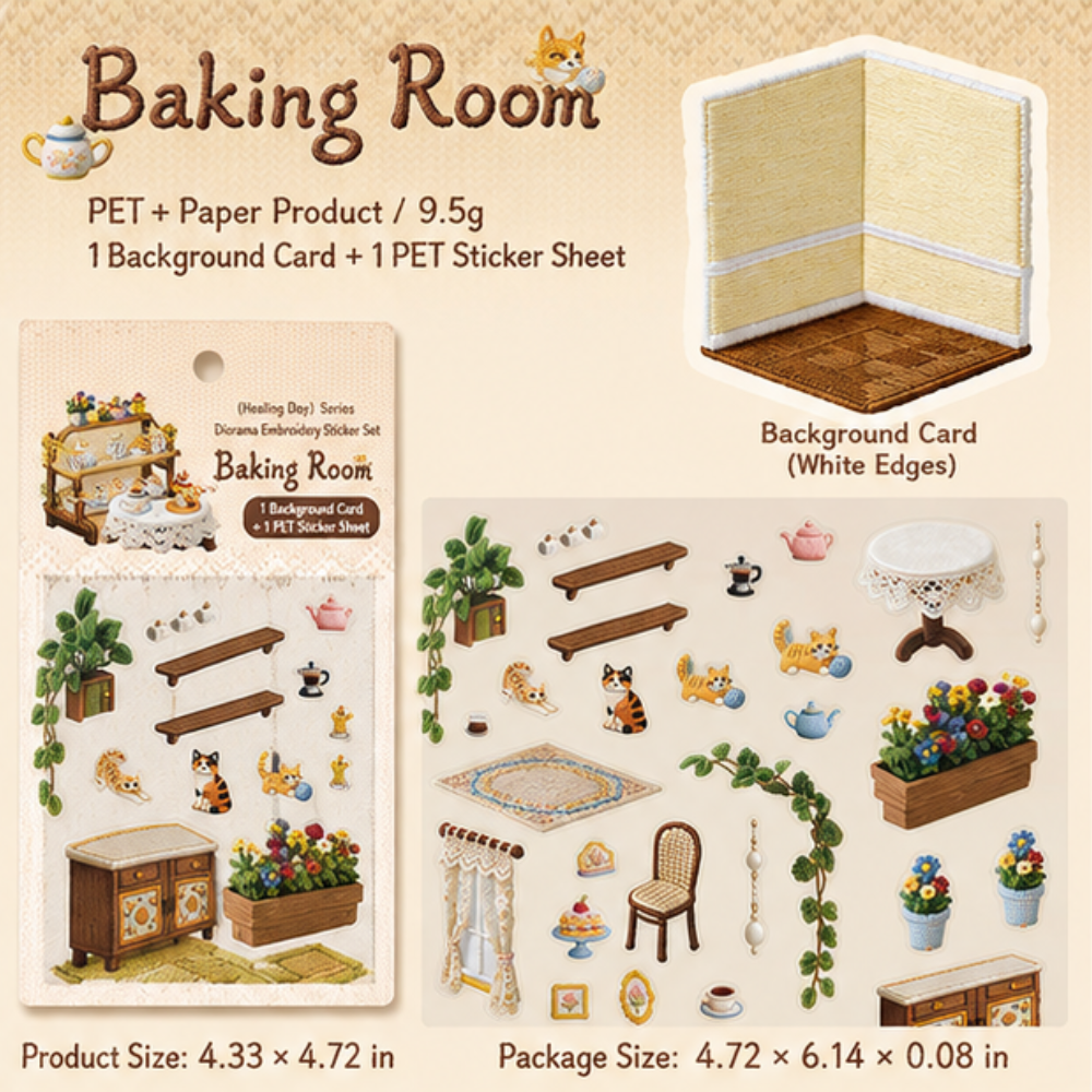 Stitchframe – Faux-Embroidery Fold-Out Camping Diorama Kit