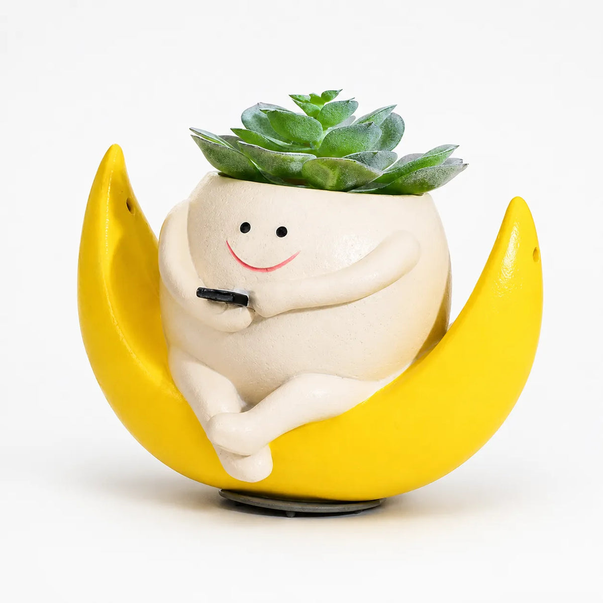 Pippin – Smiley Face Planter Pot with Rocking Chair, Swing & Hammock Designs