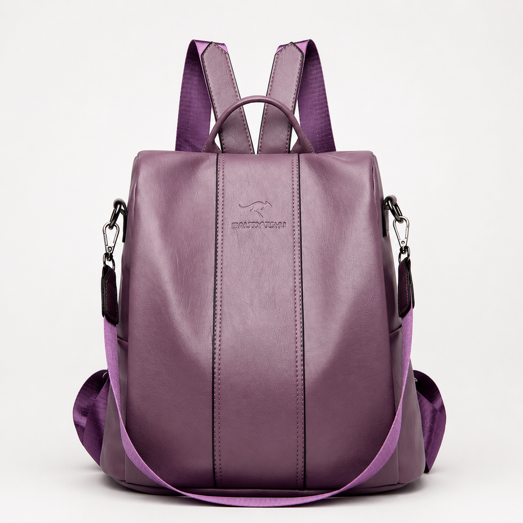 Lunavia – Convertible Leather Backpack Crossbody Bag for Women